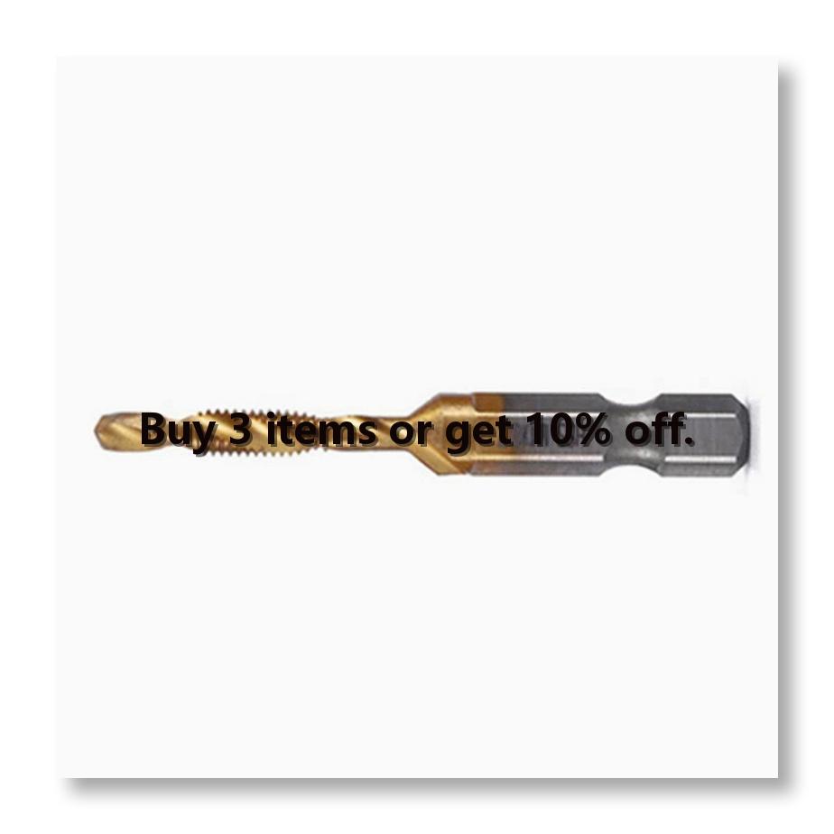 Drill Bits - ✼M4x0.7mm Hex Shank Titanium Plated HSS