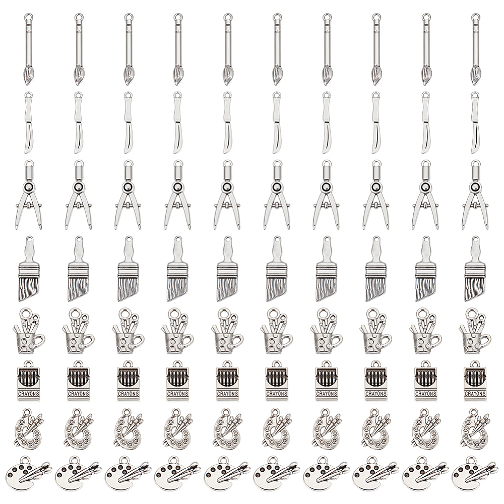 80pcs Art Painting Charms Arti - Paint Brush recension och pris