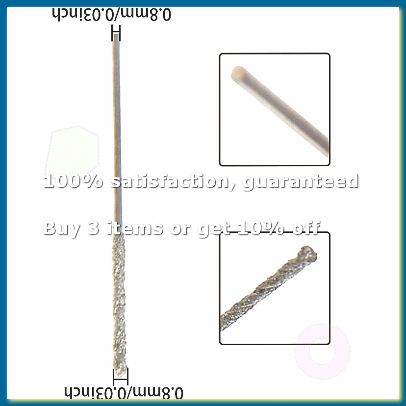 ●20Pcs 0.8mm Diamond Coated Ti - Drill Bits recension och pris