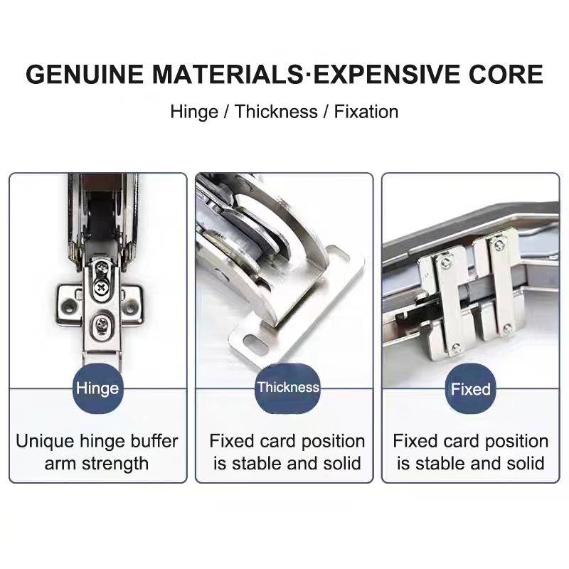 Heavy Duty Hidden Push to Open - Cabinet Hinges recension och pris