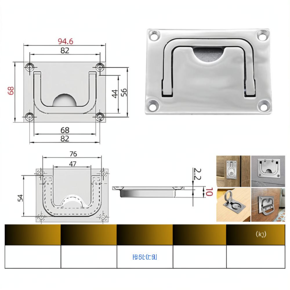 316 Stainless Steel Round Flus - Door Handle recension och pris