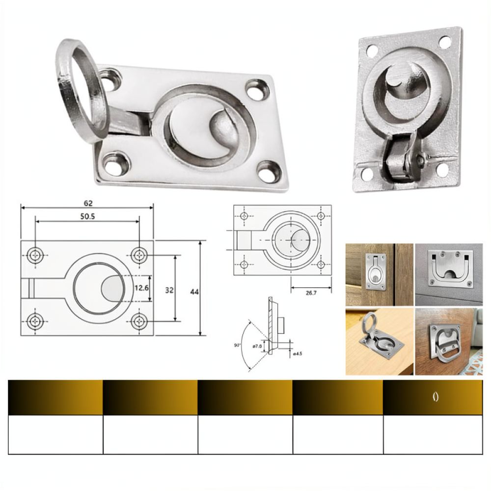 316 Stainless Steel Round Flus - Door Handle recension och pris