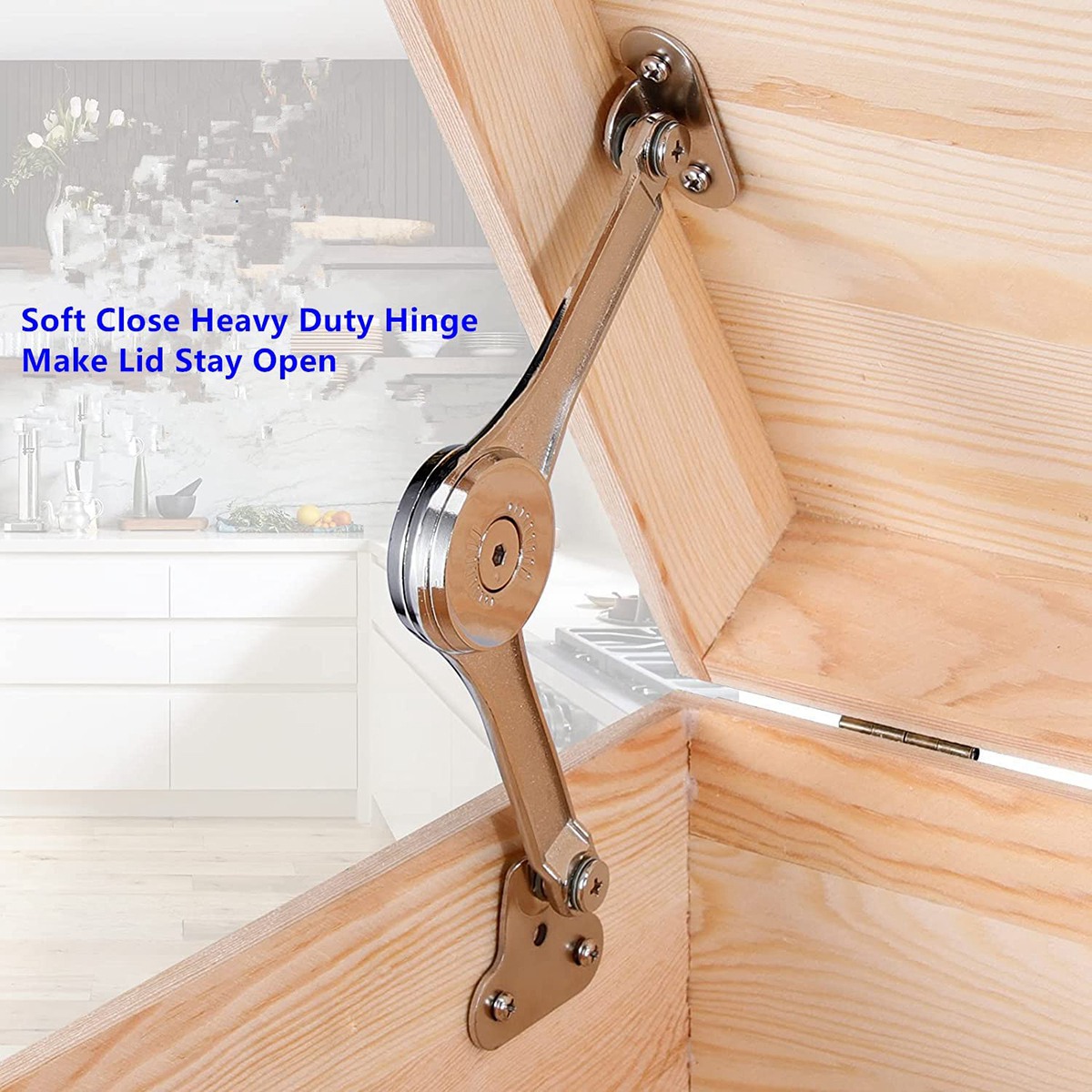 [Y39A]2 Pcs Heavy Duty Lid Hin - Cabinet Hinges recension och pris