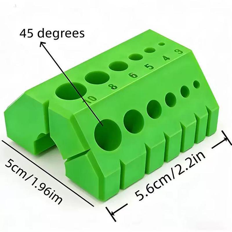 Green Plastic Drill Bit Storag - Home Improvement Mark recension och pris