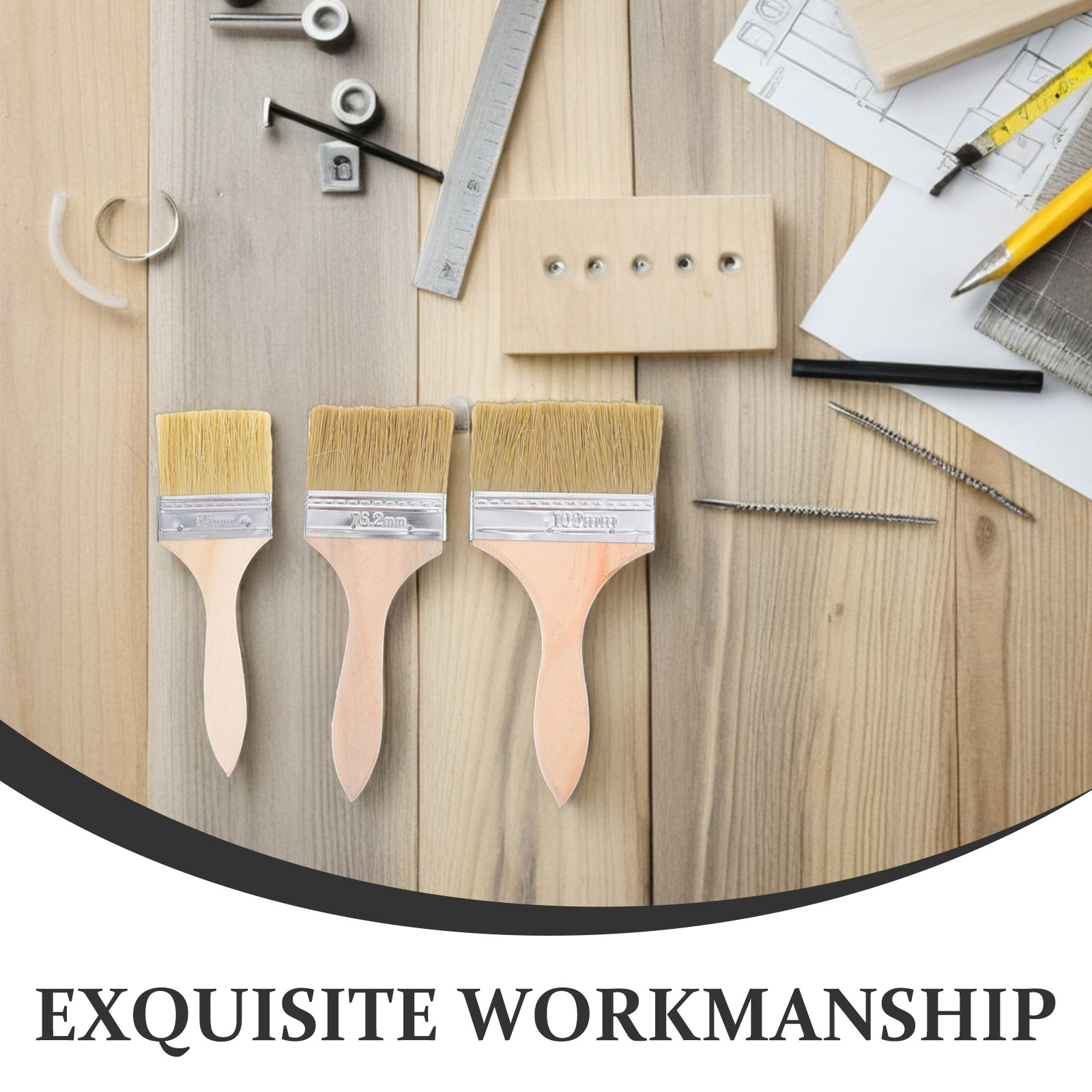 Thickened Wooden Handle Paint  - Home Improvement Fence recension och pris