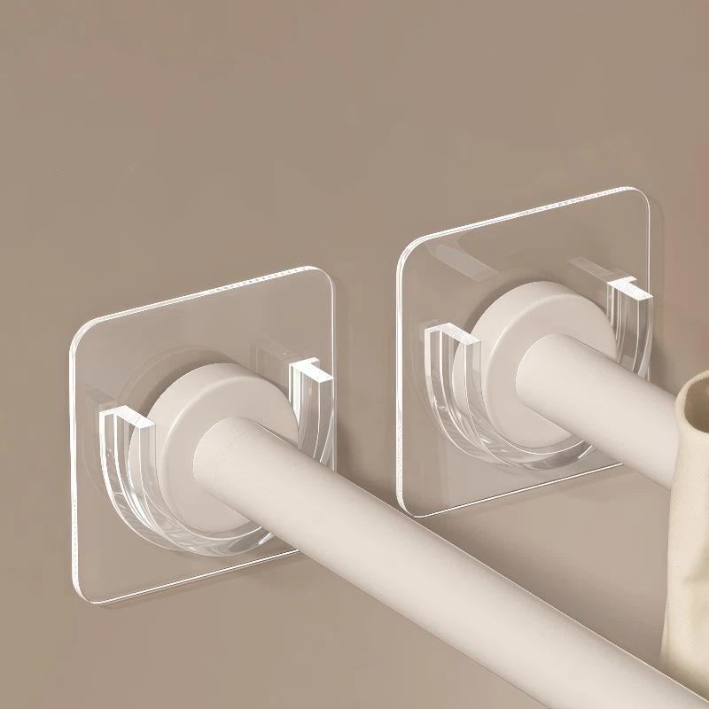 N$ 4 PCS Transparent Adhesive  - Curtain Rods recension och pris