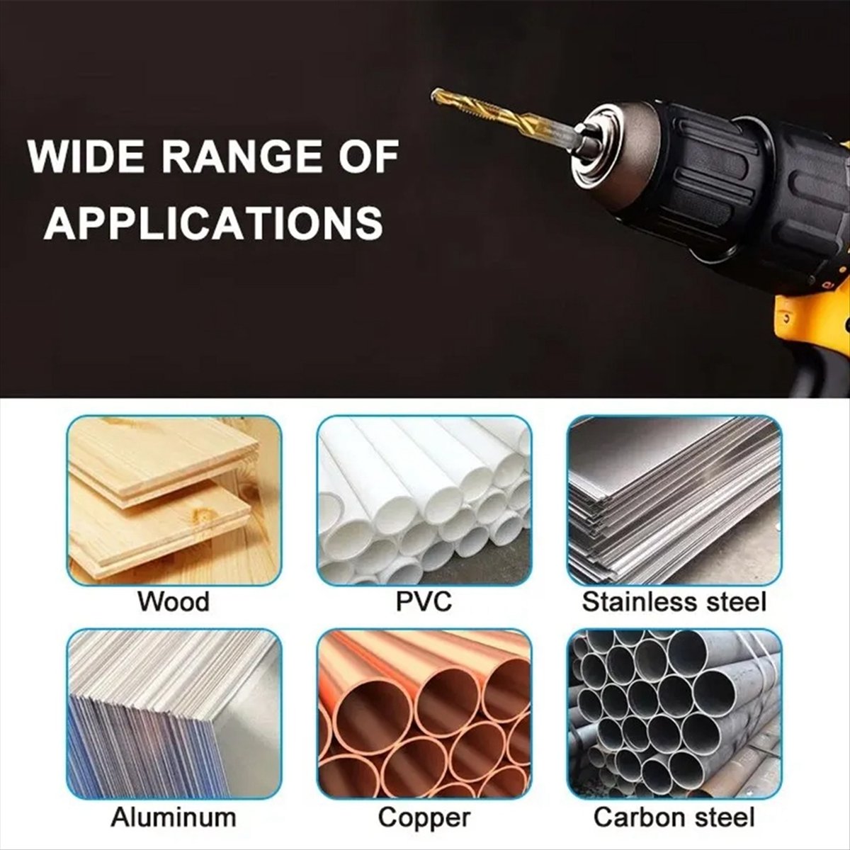 ✼M4x0.7mm Hex Shank Titanium P - Drill Bits recension och pris