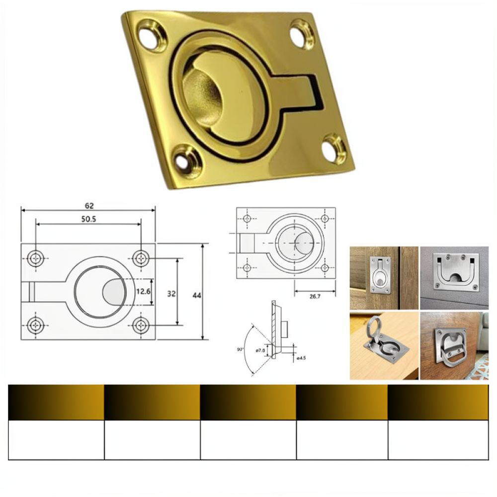Hidden Flush Ring Handle 316 S - Door Handle recension och pris