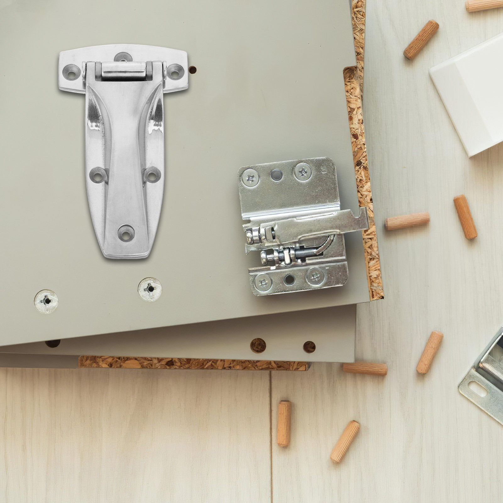 Heavy Duty Stainless Steel T H - Cabinet Hinges recension och pris